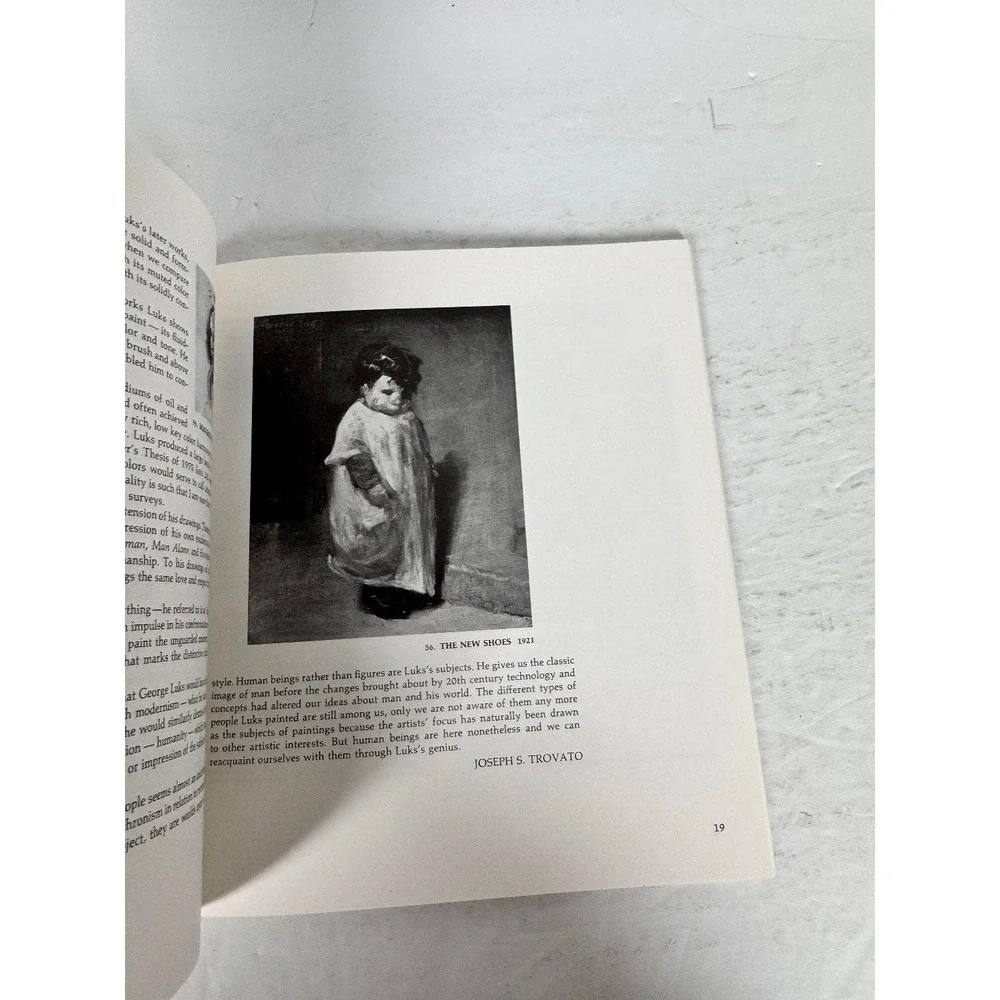 George Luks Art Exhibition Catalog 1973 Munson-Williams-Proctor Institute